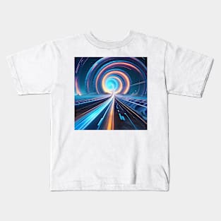 2097's Wormhole Highway Kids T-Shirt